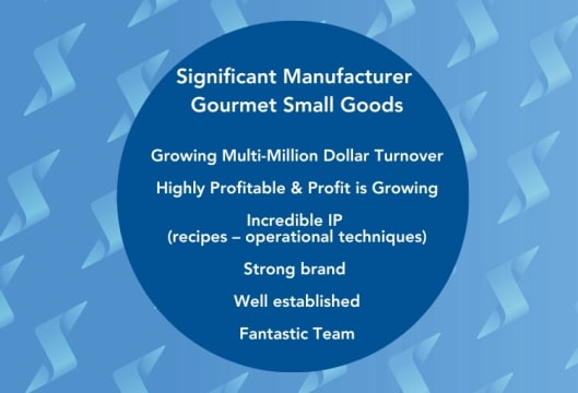 Significant Manufacturer of Well-Known Gourmet Small Goods