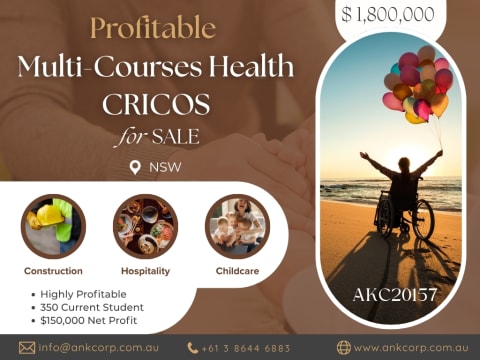 Profitable Multi-Sector CRICOS for Sale | NSW | $1,800,000