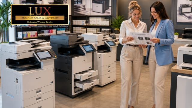 Highly Profitable Printer Distribution & Service Business + Commercial Building for Sale