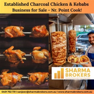 Charcoal Chicken & Kebab Business | Near Point Cook!
