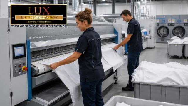 Commercial laundry facility for sale