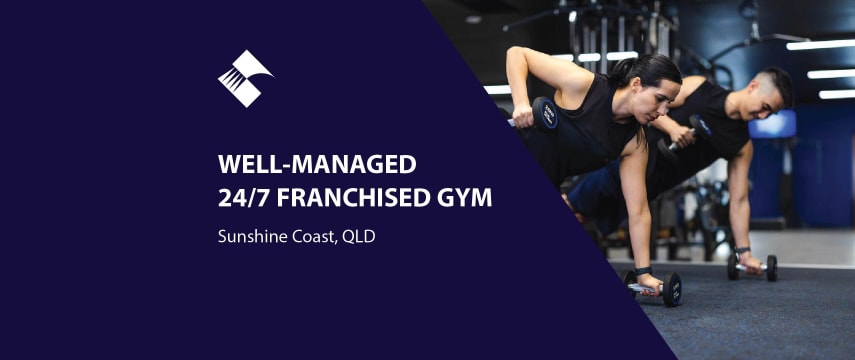 WELL-MANAGED 24/7 FRANCHISED GYM (SUNSHINE COAST) BFB4478