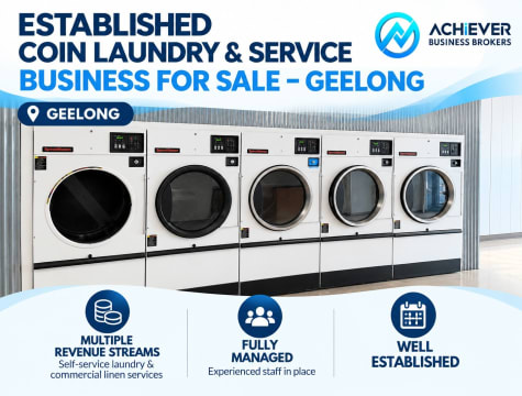 Established Coin Laundry & Service Business for Sale – Geelong