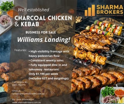 Charcoal Chicken & Kebab Business | Williams Landing!