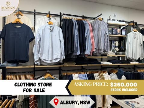 Clothing Store for Sale – Albury, NSW