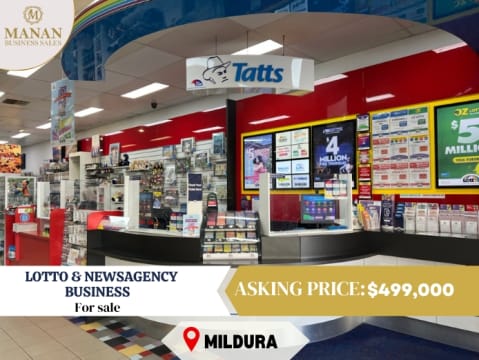 Lotto & Newsagency Business for Sale in Mildura