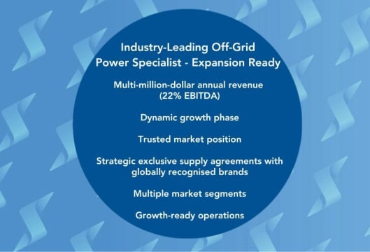 Industry-Leading Off-Grid Power Specialist – Expansion-Ready