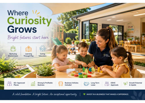 🔥 Profitable Childcare Centre | Strong Cashflow | SEQ Growth Area | Offers over $1,300,000