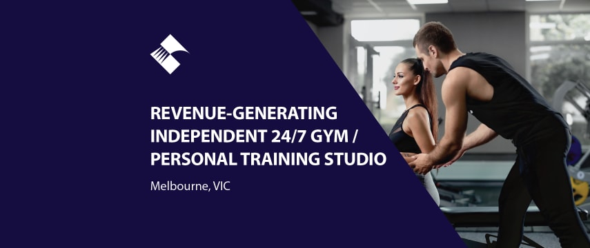 REVENUE-GENERATING INDEPENDENT 24/7 GYM/PERSONAL TRAINING STUDIO (MELBOURNE) BFB3112