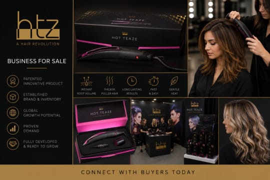 Patented Hair Tool Brand | IP, Stock, Tooling & Manufacturing