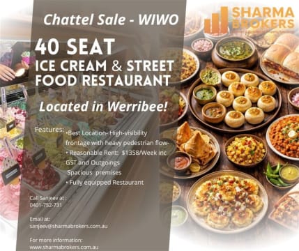 Chattel Sale- Ice Cream & Street Food Business - Werribee!