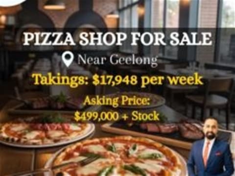 Pizza Shop for Sale Near Geelong