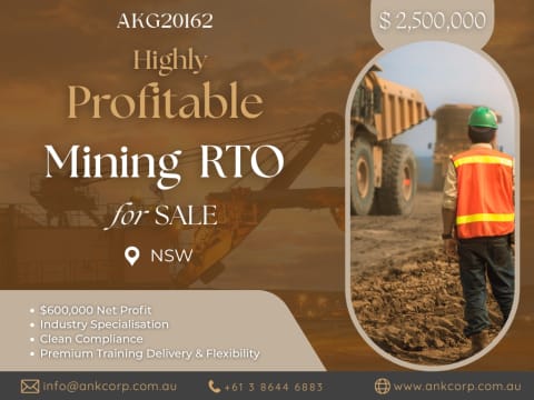 Profitable Mining RTO for Sale | NSW | $2,500,000 | AKG20162