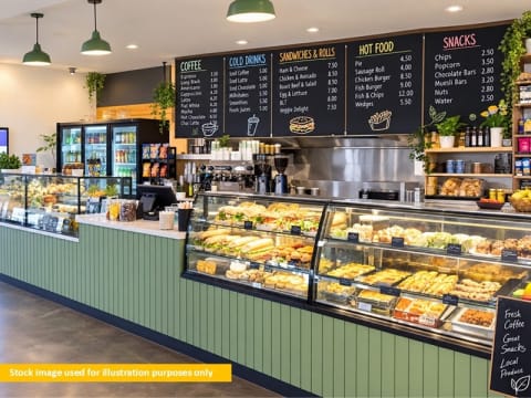 Ideally located snack bar with excellent return to owner