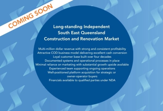 Long-standing independent — SEQ construction and renovate market supplier