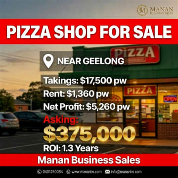 Pizza Shop for Sale Near Geelong