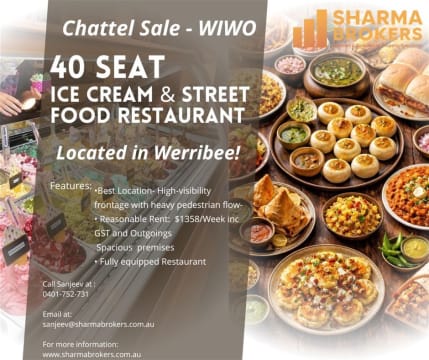 Chattel Sale- Ice Cream & Street Food Business - Werribee!