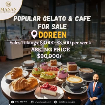 Gelato & Cafe for Sale in Doreen