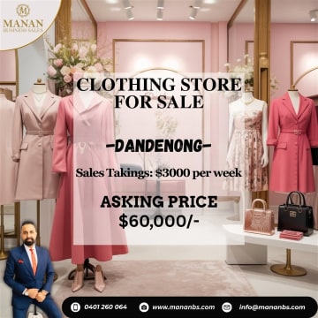 Clothing Store for Sale in Dandenong