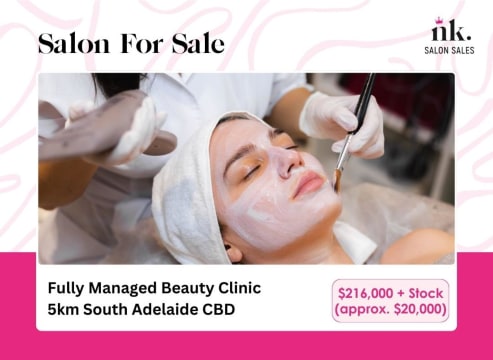 Fully Managed Beauty Clinic | 15km South Adelaide CBD