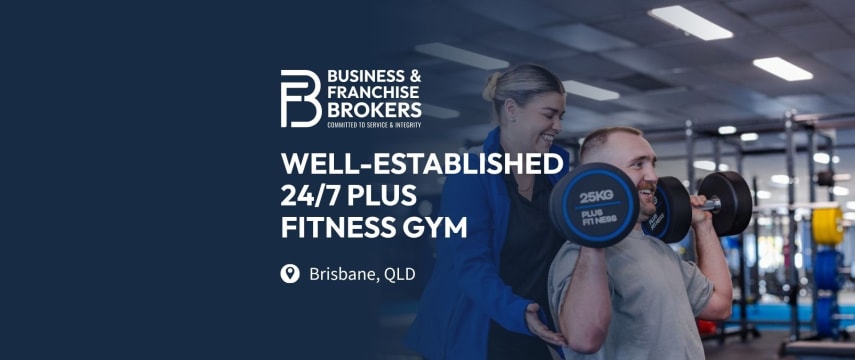 WELL-ESTABLISHED 24/7 PLUS FITNESS GYM (BRISBANE, QLD) BFB4514