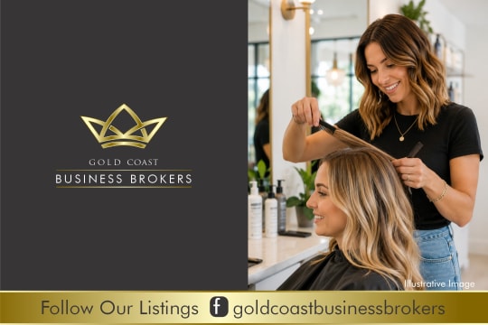 BUSY HAIR SALON FOR SALE – SOUTHERN GOLD COAST SUBURB ASKING PRICE: $190,000 + SAV