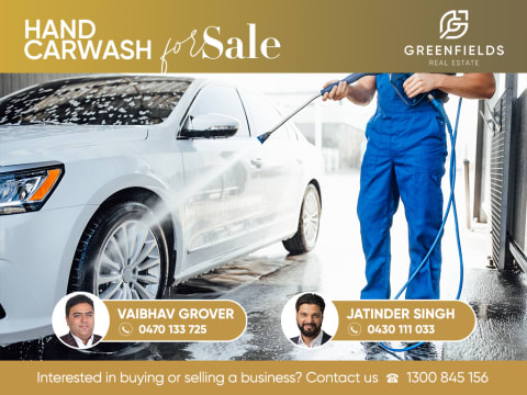🚗 Hand Car Wash Business for Sale – Western Suburbs 🚗