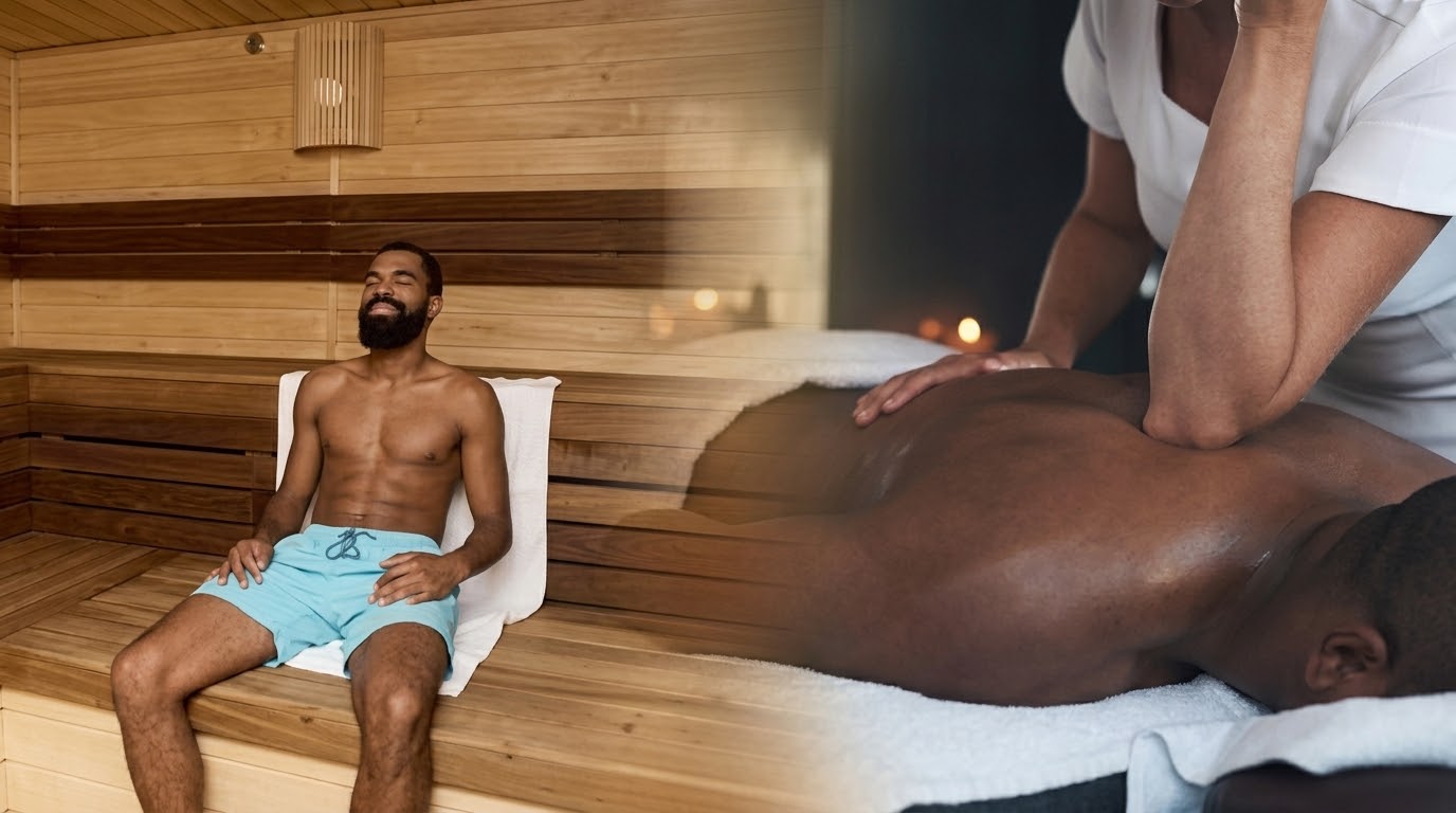 Sauna 5 mins