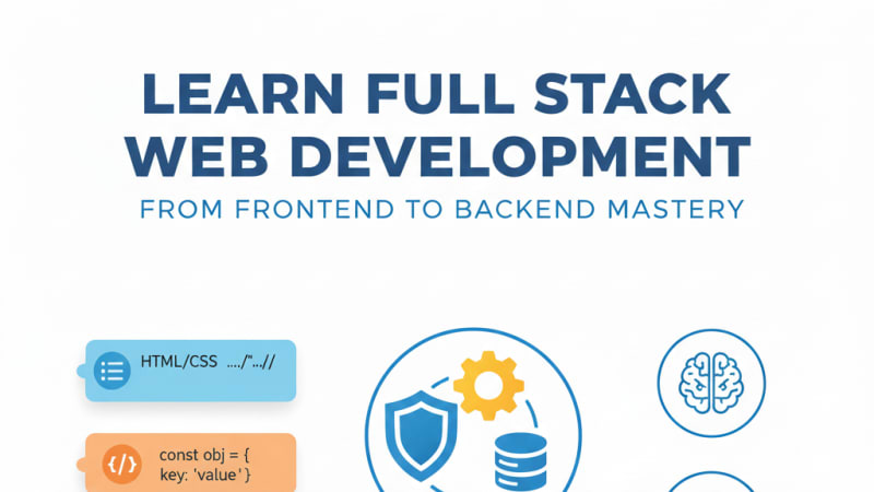 Full Stack Web Development — From Frontend to Backend Mastery