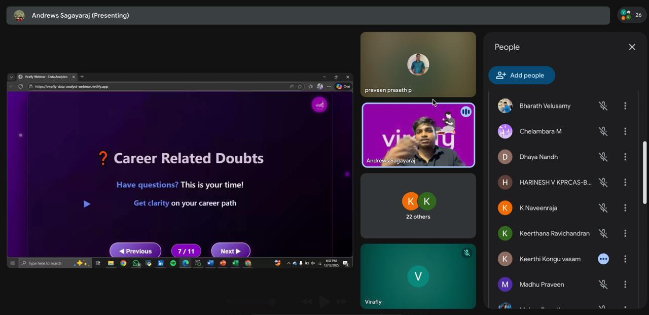 Free Data Analysis Webinar