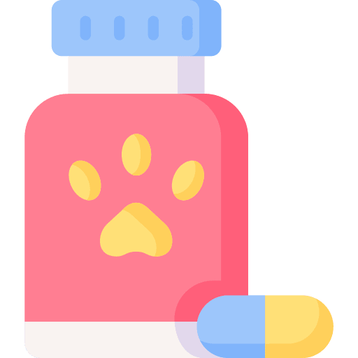 Cartoon medication for pets