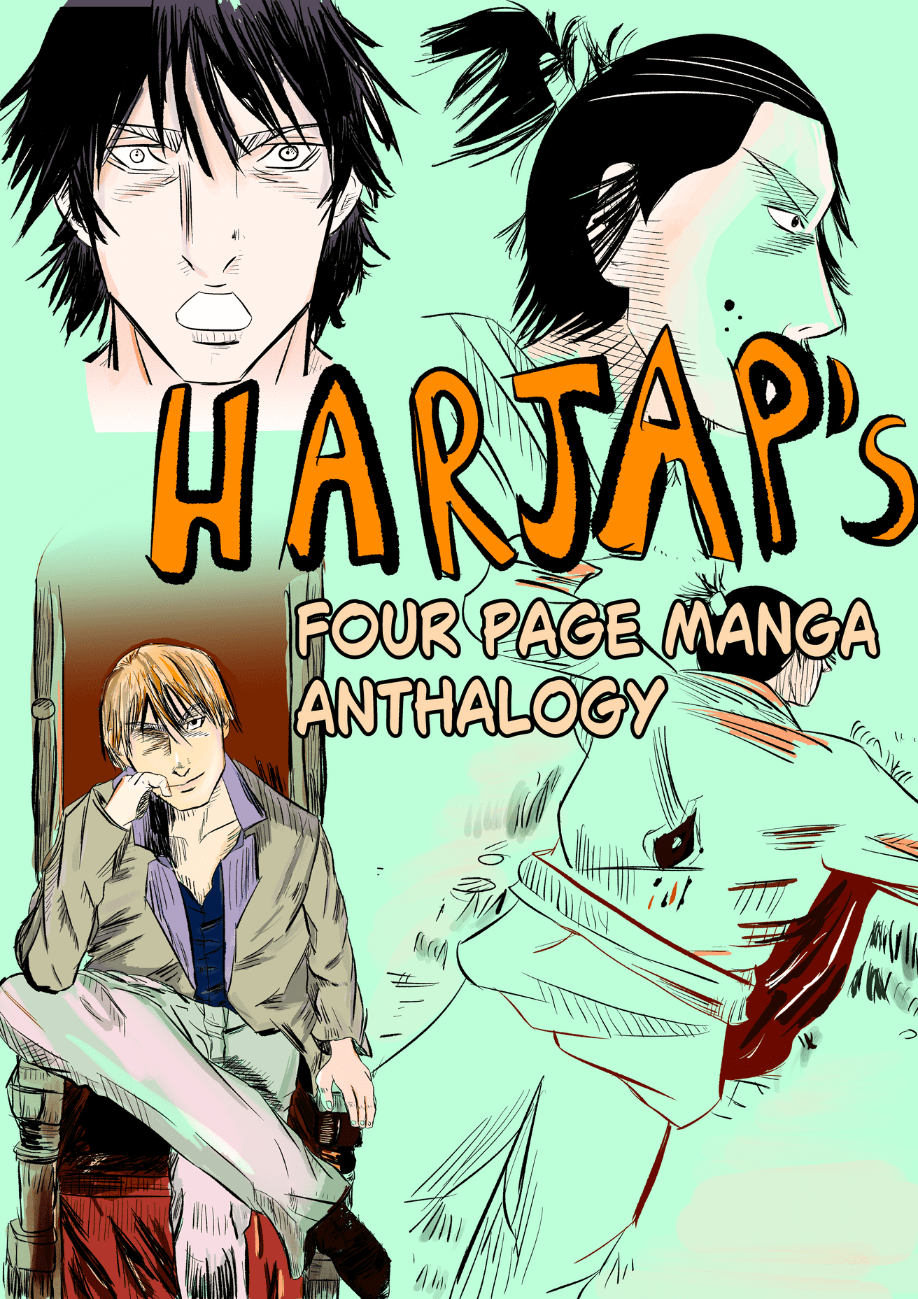 Harjap’s four page manga anthology