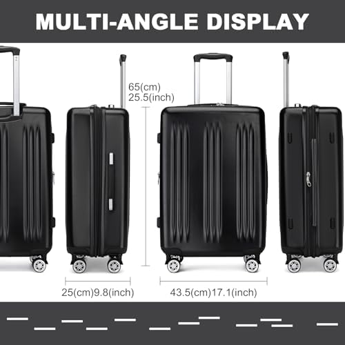 Vue 2 de Valise Extensible Rigide En