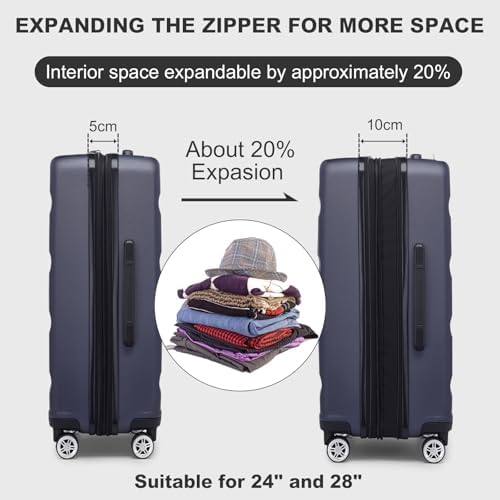 Vue 5 de Grand Valise Serrures Tsa