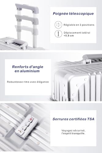 Vue 4 de Grande Taille Valise Soute