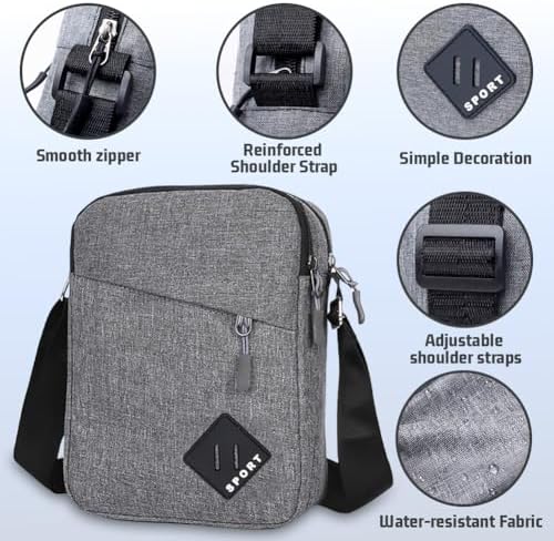 Vue 3 de Sac Bandouliere Hommes Sac