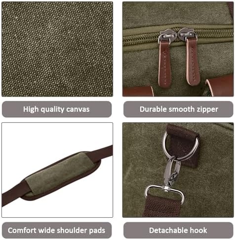 Vue 4 de Mode Hommes Toile Sacs