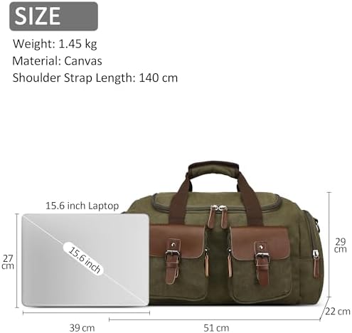 Vue 6 de Mode Hommes Toile Sacs