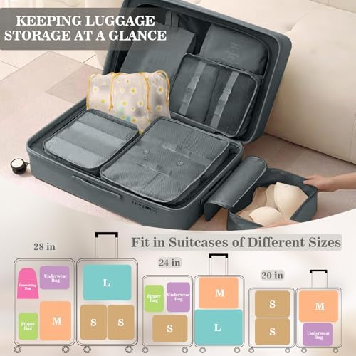 Vue 5 de Gibohom Organisateur Valise Lot