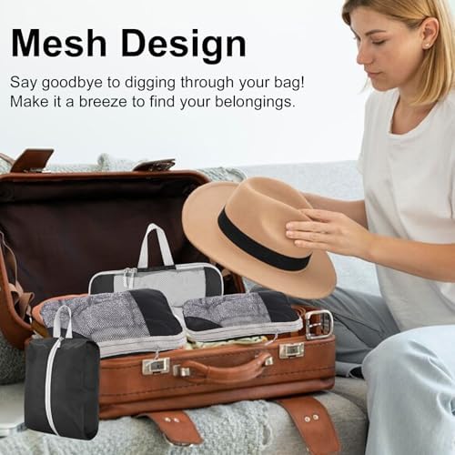 Vue 2 de Pieces Packing Cubes Compression