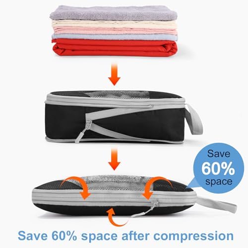 Vue 3 de Pieces Packing Cubes Compression