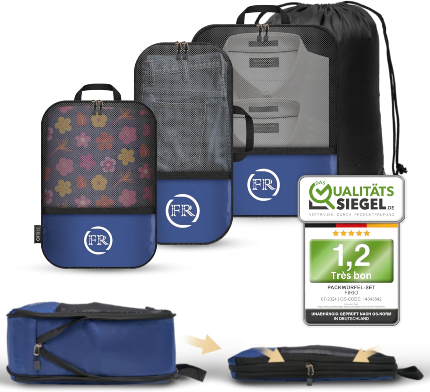 Firio Organisateur Valise Compressible