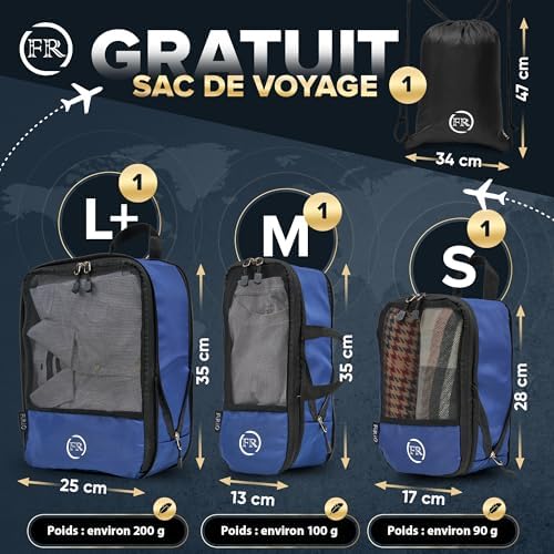Vue 6 de Firio Organisateur Valise Compressible