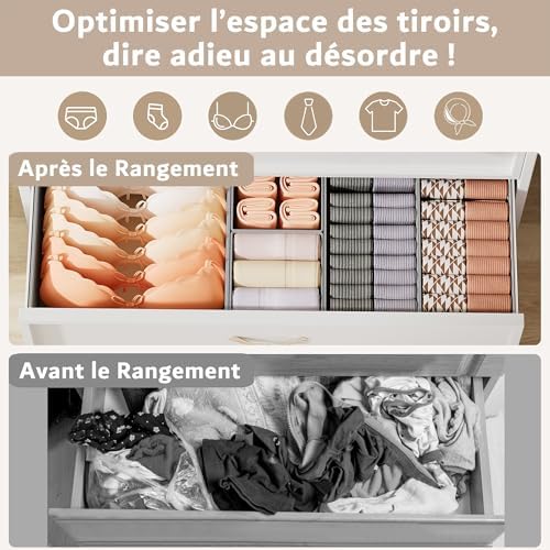 Vue 4 de Xivirack Lot De Organisateur