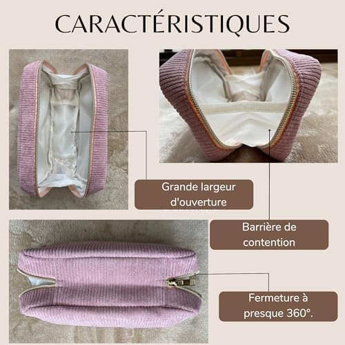Vue 4 de Trousse Maquillage Grande Capacite