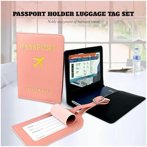 Vue 3 de Portepasseport En Cuir Pu