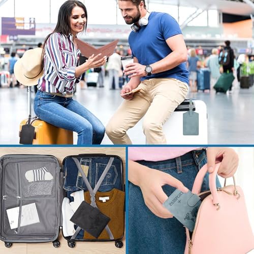 Vue 7 de Protege Passeport Et Etiquette