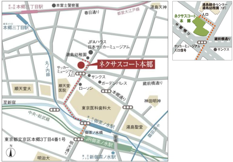 本郷マップ