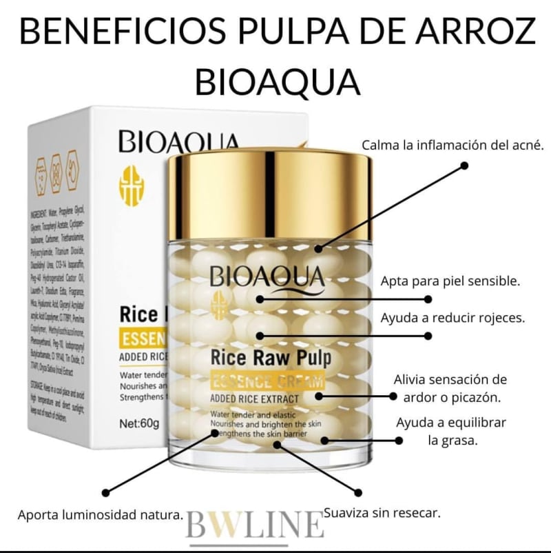 Crema de esencia de pulpa de arroz - Imagen 1