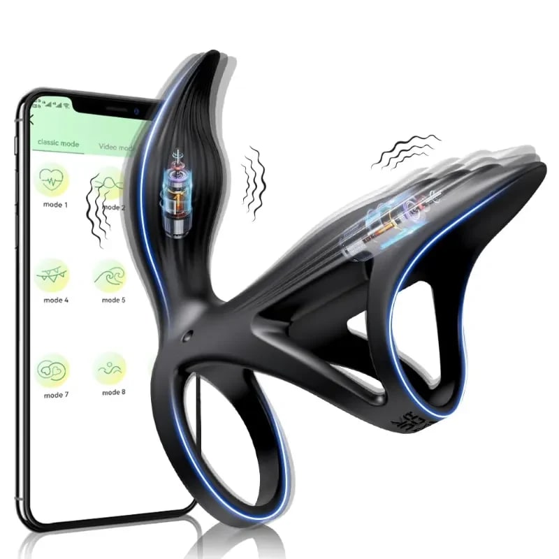 Anillo Vibrador Premium "Ultra Control" con App - Imagen 1